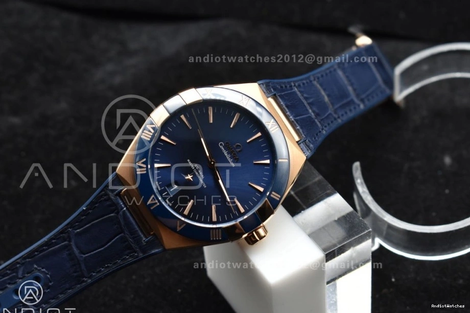 Blue Durable Gummy Best YG On Dial Edition Ceramic Clone 541 A8900 1:1 Blue Strap Constellation Blue Super VSF 0215